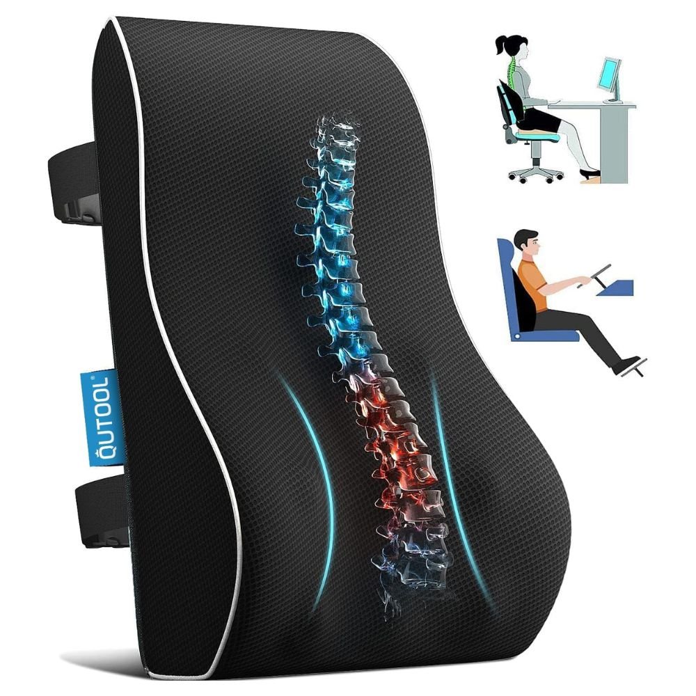 QUTOOL Lumbar Support Pillow for Office Chair